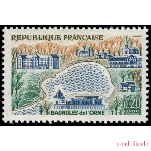 France Francia 1293 1961 Bagnoles-de-l Orne MNH