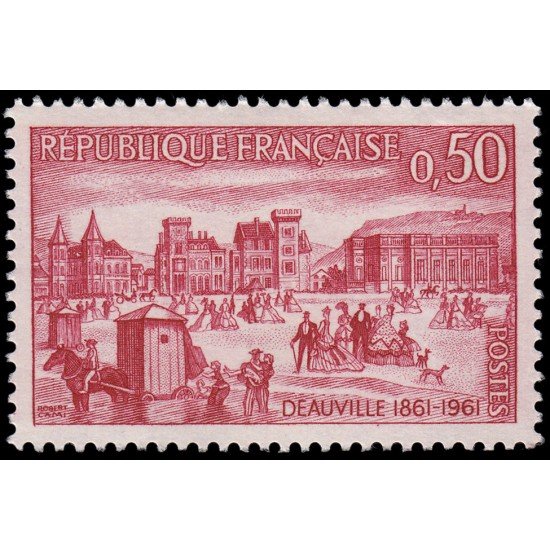 France Francia 1294 1961 Centenario de Deauville MNH France Francia 1294 1961 Centenario de Deauville MNH