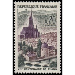 France Francia 1308 1961 8 Centenario de la ciudad de Thann MNH