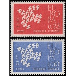 France Francia 1309/10 1961 Europa MNH