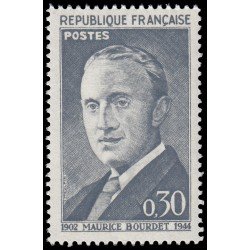 France Francia 1329 1962 60 aniv. del nacimiento del periodista Maurice Bourdet MNH