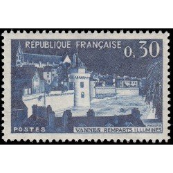 France Francia 1333 1962 Murallas iluminadas de Vannes MNH France Francia 1333 1962 Murallas iluminadas de Vannes MNH