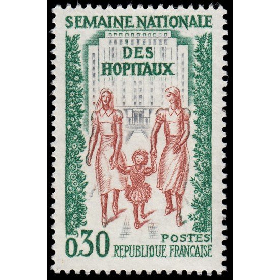 MED/S France Francia 1339 1962 Semana nacional de los hospitales MNH