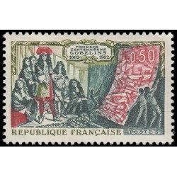 France Francia 1343 1962 Tricentenario de la fábrica de los Gobelins MNH France Francia 1343 1962 Tricentenario de la fábrica de los Gobelins MNH