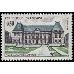 France Francia 1351 1962 Palacio de justicia de Rennes MNH France Francia 1351 1962 Palacio de justicia de Rennes MNH
