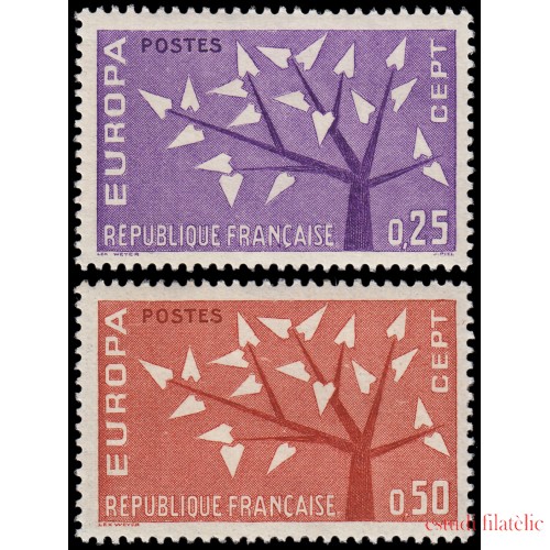 France Francia 1358/59 1962 Europa MNH