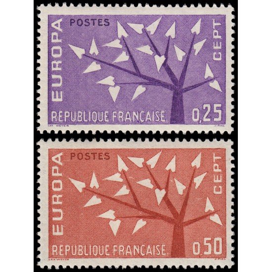 France Francia 1358/59 1962 Europa MNH