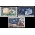 France Francia 1360/62 1962 Telecomunicaciones espaciales MNH