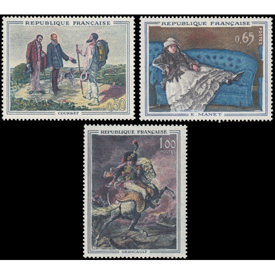 France Francia 1363/65 1962 Cuadros de maestros MNH France Francia 1363/65 1962 Cuadros de maestros MNH