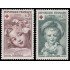 France Francia 1366/67 1962 Sorteo a favor de la Cruz Roja MNH
