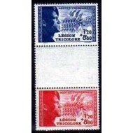 France Francia  Nº 566a Para la Legión tricolorLujo