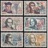 MED/S France Francia 1370/75 1963 Celebridades Sorteo a favor de la Cruz Roja MNH