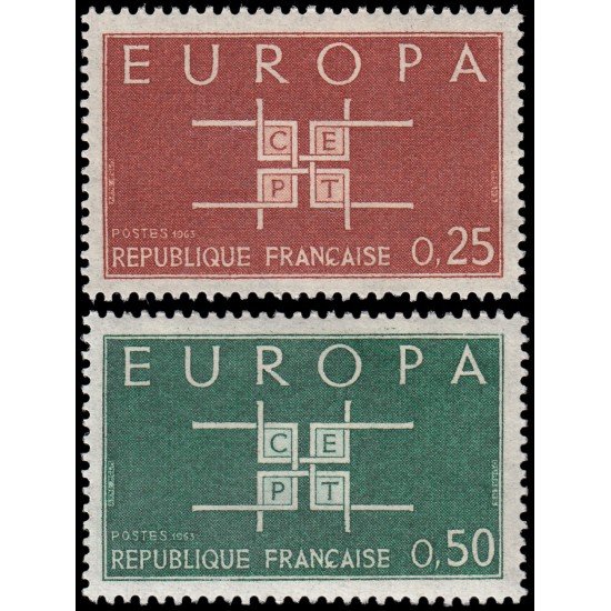 France Francia 1396/97 1963 Europa MNH
