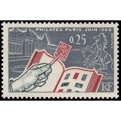 France Francia 1403 1963 Exposición filatélica internacional PHILATEC-64 (París) MNH France Francia 1403 1963 Exposición filatélica internacional PHILATEC-64 (París) MNH