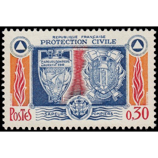 France Francia 1404 1964 Protección civil MNH