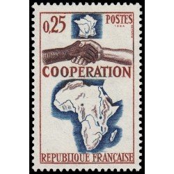 France Francia 1432 1964 Cooperación con Africa i Madagascar MNH
