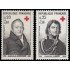 France Francia 1433/34 1964 Sorteo a favor de la Cruz Roja MNH