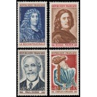 France Francia 1442/45 1965 Celebridades Sorteo a favor de la Cruz Roja MNH