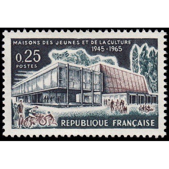 France Francia 1448 1965 Casa de la juventud y de la cultura MNH