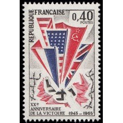France Francia 1450 1965 20 aniv. de la Victória MNH France Francia 1450 1965 20 aniv. de la Victória MNH