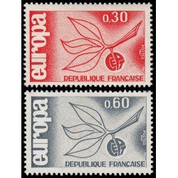 France Francia 1455/56 1965 Europa MNH France Francia 1455/56 1965 Europa MNH