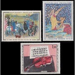 France Francia 1457/59 1965 Obras de arte MNH France Francia 1457/59 1965 Obras de arte MNH