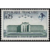 France Francia 1463 1965 30 aniv. de la Escuela del Aire (Salon-de-Provence) MNH