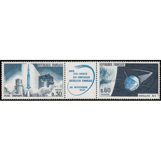 AST/S France Francia 1464/65 1965 Lanzamiento del 1º Satélite Nacional (Sahara) MNH AST/S France Francia 1464/65 1965 Lanzamiento del 1º Satélite Nacional (Sahara) MNH