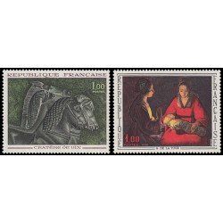 France Francia 1478/79 1966 Obras de arte MNH France Francia 1478/79 1966 Obras de arte MNH