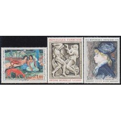 France Francia 1568/70 1968 Obras de arte MNH France Francia 1568/70 1968 Obras de arte MNH