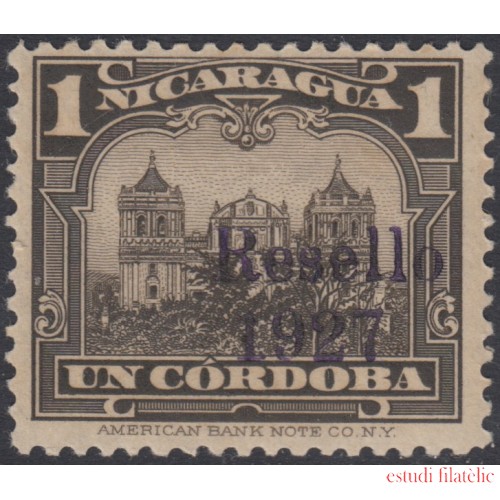 Nicaragua 473A 1927 Banco Norteamericano American Bank MNH