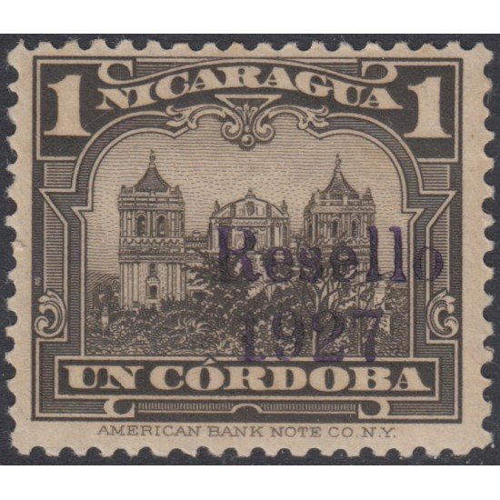 Nicaragua 473A 1927 Banco Norteamericano American Bank MH Nicaragua 473A 1927 Banco Norteamericano American Bank MH