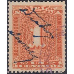 Nicaragua 611 1934 Reconstrucción Comunicaciones Usado Nicaragua 611 1934 Reconstrucción Comunicaciones Usado