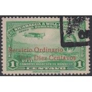 Nicaragua 706 1943 Timbre de 1939 Will Rogers Usado