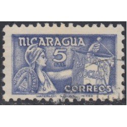 Nicaragua 796A 1956 Asistencia Social Usado Nicaragua 796A 1956 Asistencia Social Usado
