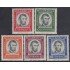 Nicaragua 846/50 1959 150 Años del nacimiento de Abraham Lincoln MNH
