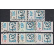 Nicaragua 912/19  1971 A favor de la Paz MNH