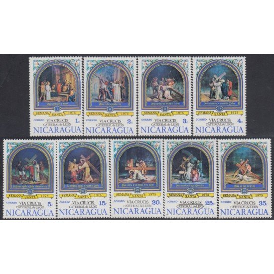 Nicaragua 1009/17 Semana Santa MNH Nicaragua 1009/17 Semana Santa MNH