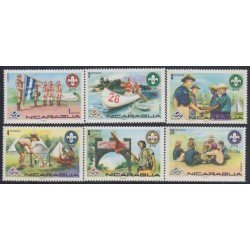 Nicaragua 1020/25 1975 Emblema scouts MNH Nicaragua 1020/25 1975 Emblema scouts MNH