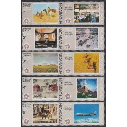 Nicaragua 1041/50 1976 200 Años de la Independencia de Estados Unidos MNH Nicaragua 1041/50 1976 200 Años de la Independencia de Estados Unidos MNH