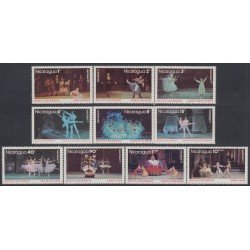Nicaragua 1075/84 1977 Ballet Cascanueces Navidad Chritsmas MNH Nicaragua 1075/84 1977 Ballet Cascanueces Navidad Chritsmas MNH
