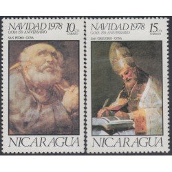 Nicaragua 1114/15 1978 Navidad Chritsmas MNH Nicaragua 1114/15 1978 Navidad Chritsmas MNH
