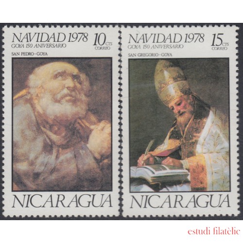 Nicaragua 1114/15 1978 Navidad Chritsmas MNH