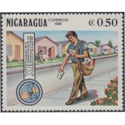 Nicaragua 1154 1981 12º Congreso de la UPAE MNH
