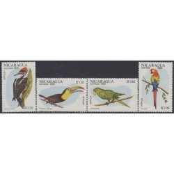 Nicaragua 1161/64 1981 Fauna Pájaros Birds MNH Nicaragua 1161/64 1981 Fauna Pájaros Birds MNH