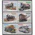 Nicaragua 1169/74 1981 Retrospectiva de los ferrocarriles Trenes Train MNH