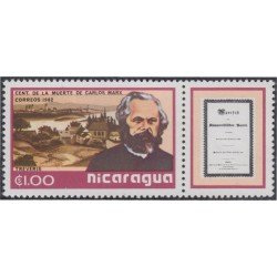 Nicaragua 1203 1982 centenario de la muerte de Karl Marx MNH Nicaragua 1203 1982 centenario de la muerte de Karl Marx MNH