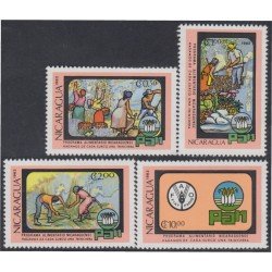 Nicaragua 1204/07 1982 Programa alimentario Nicaragüense MNH Nicaragua 1204/07 1982 Programa alimentario Nicaragüense MNH
