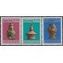 Nicaragua 1294/96 1983 Arqueología Cerámica Precolombina MNH