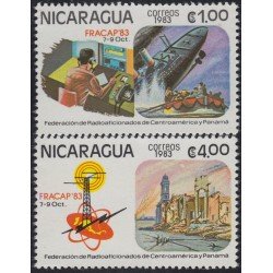 Nicaragua 1298/99 1983 Fracap 83 Congreso de la Federación de radioamateurs de América Central y Panamá MNH Nicaragua 1298/99 1983 Fracap 83 Congreso de la Federación de radioamateurs de América Central y Panamá MNH